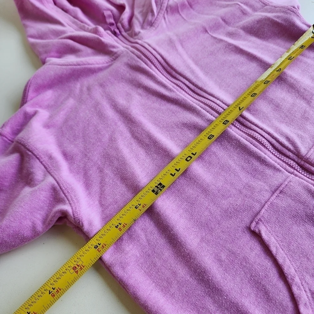 JUMPING BEANS Active Lighweight Full ZIP HOODIE GIRLS Sweatshirt PURPLE Sz 10